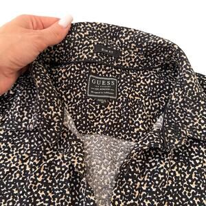 Guess leopard  size M women’s shirt / can be worn oversized or unisex